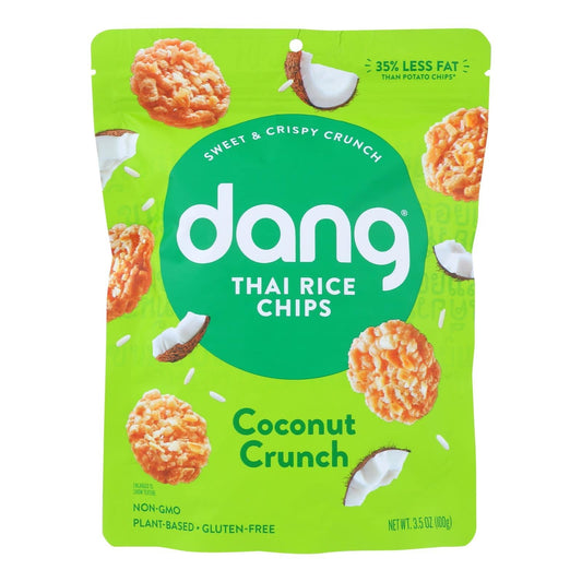 Dang - Sticky Rice Chips - Coconut - Case Of 12 - 3.50 Oz | OnlyNaturals.us