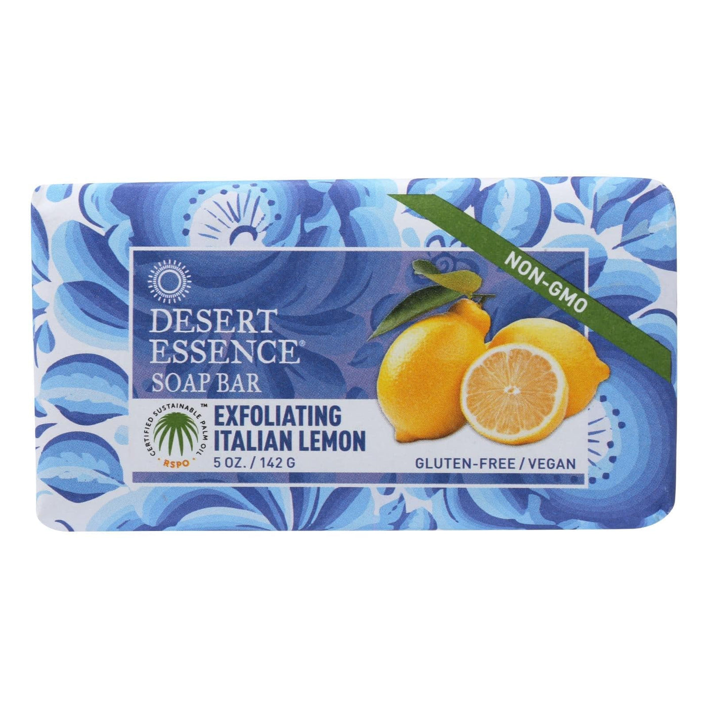 Desert Essence - Bar Soap - Exfoliating Italian Lemon - 5 Oz | OnlyNaturals.us