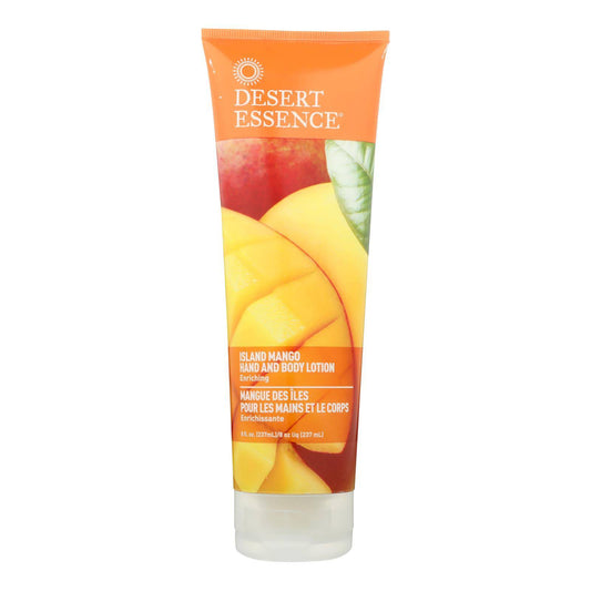 Desert Essence - Hand And Body Lotion - Island Mango - 8 Fl Oz | OnlyNaturals.us