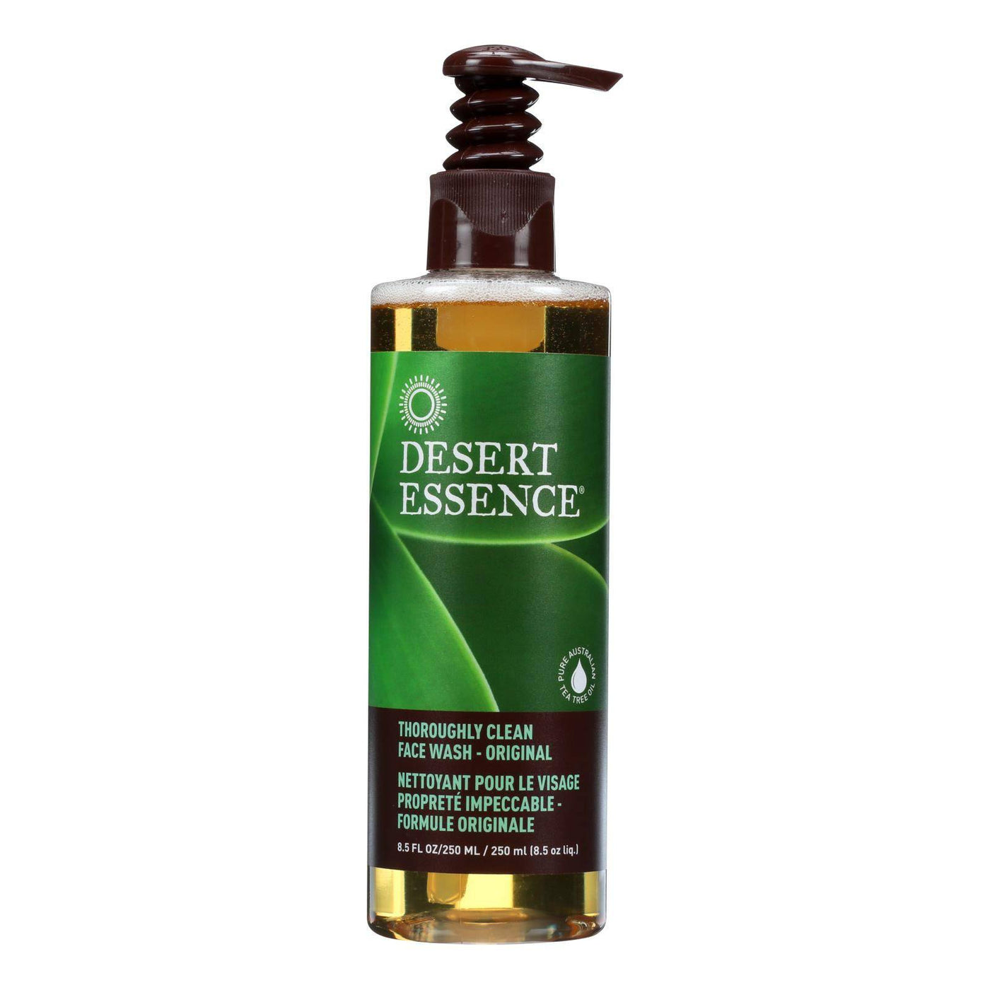 Desert Essence - Thoroughly Clean Face Wash - Original - 8.5 Fl Oz | OnlyNaturals.us