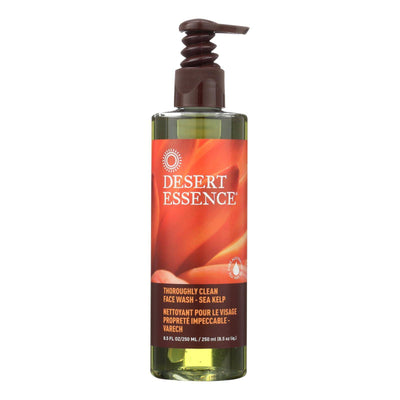 Desert Essence - Thoroughly Clean Face Wash With Eco Harvest Tea Tree Oil And Sea Kelp - 8.5 Fl Oz | OnlyNaturals.us