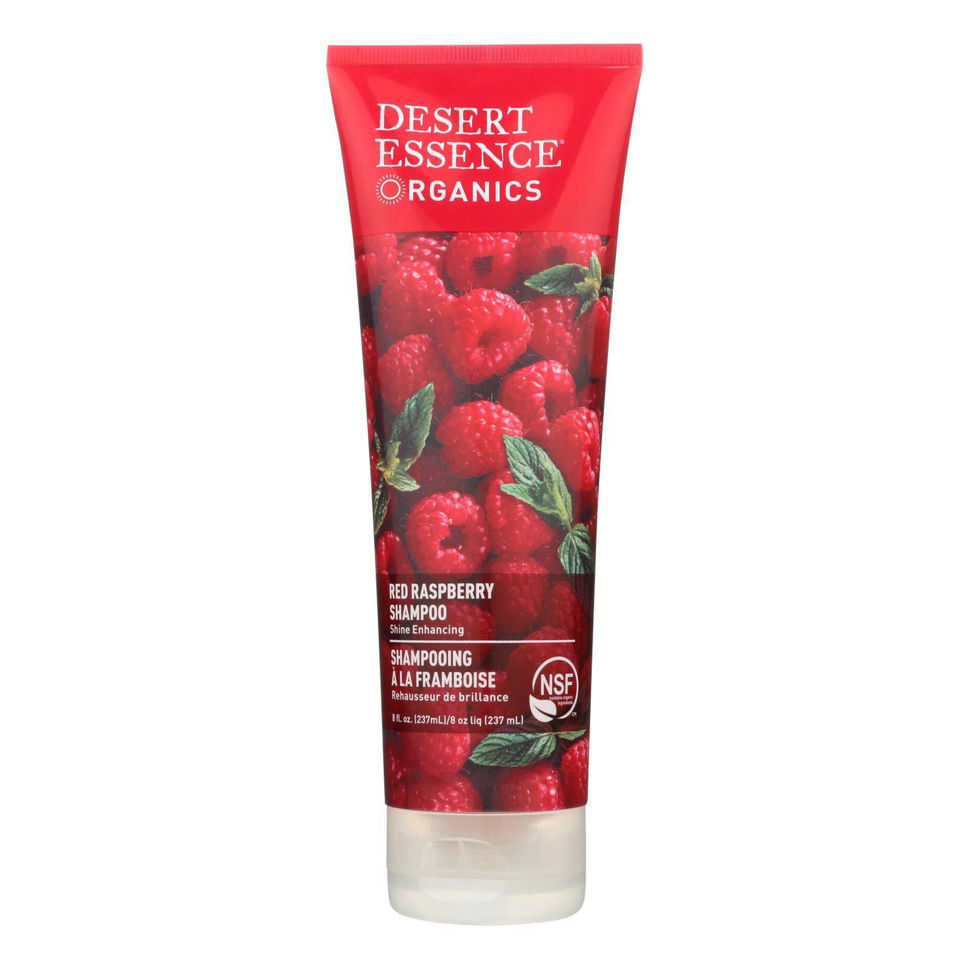 Desert Essence - Shampoo Shine For All Hair Types Red Raspberry - 8 Fl Oz | OnlyNaturals.us