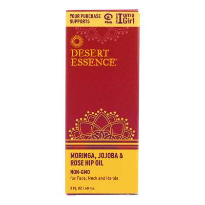 Desert Essence - Moringa Jojoba And Rose Hip Oil - 2 Oz | OnlyNaturals.us