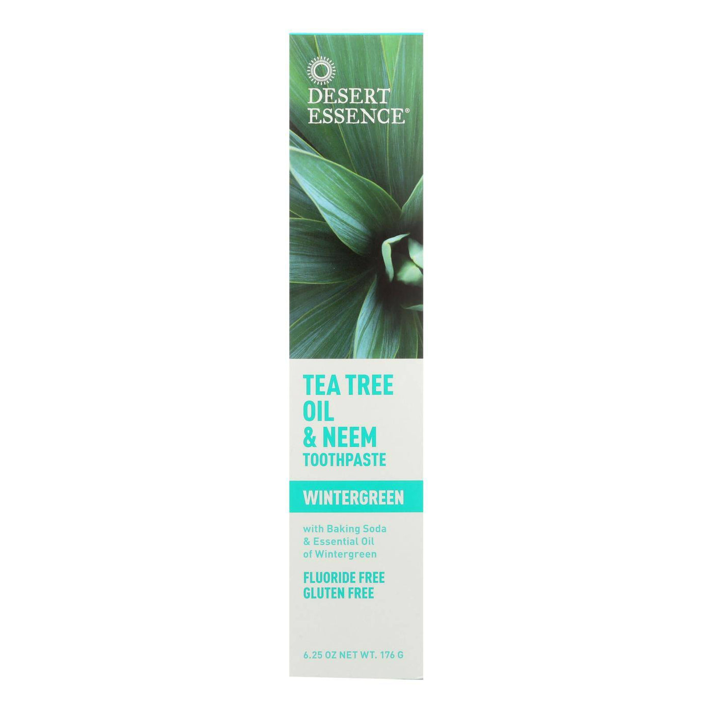 Buy Desert Essence - Natural Tea Tree Oil And Neem Toothpaste Wintergreen - 6.25 Oz  at OnlyNaturals.us