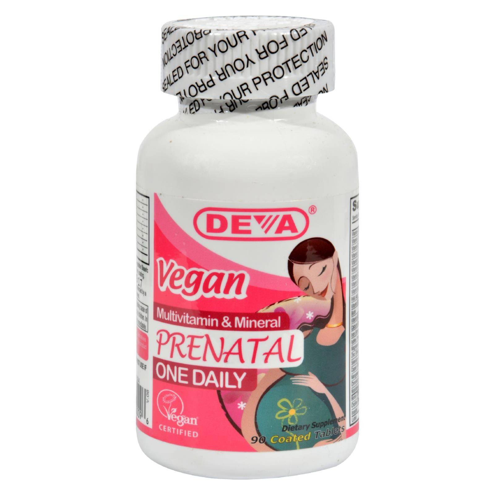 Buy Deva Vegan Vitamins - Prenatal Multivitamin And Mineral - 90 Tablets  at OnlyNaturals.us