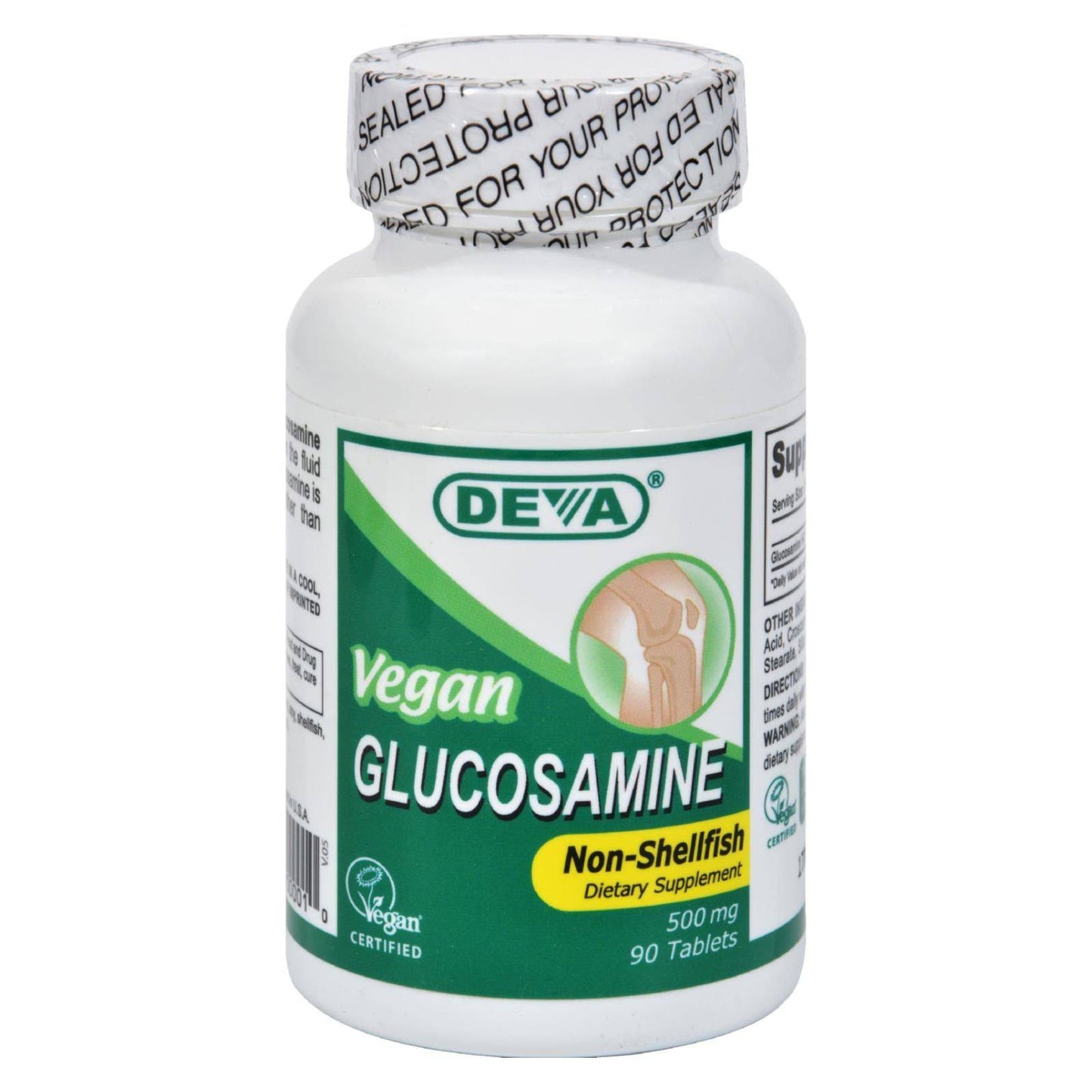 Buy Deva Vegan Vitamins - Glucosamine - 500 Mg - 90 Tablets  at OnlyNaturals.us