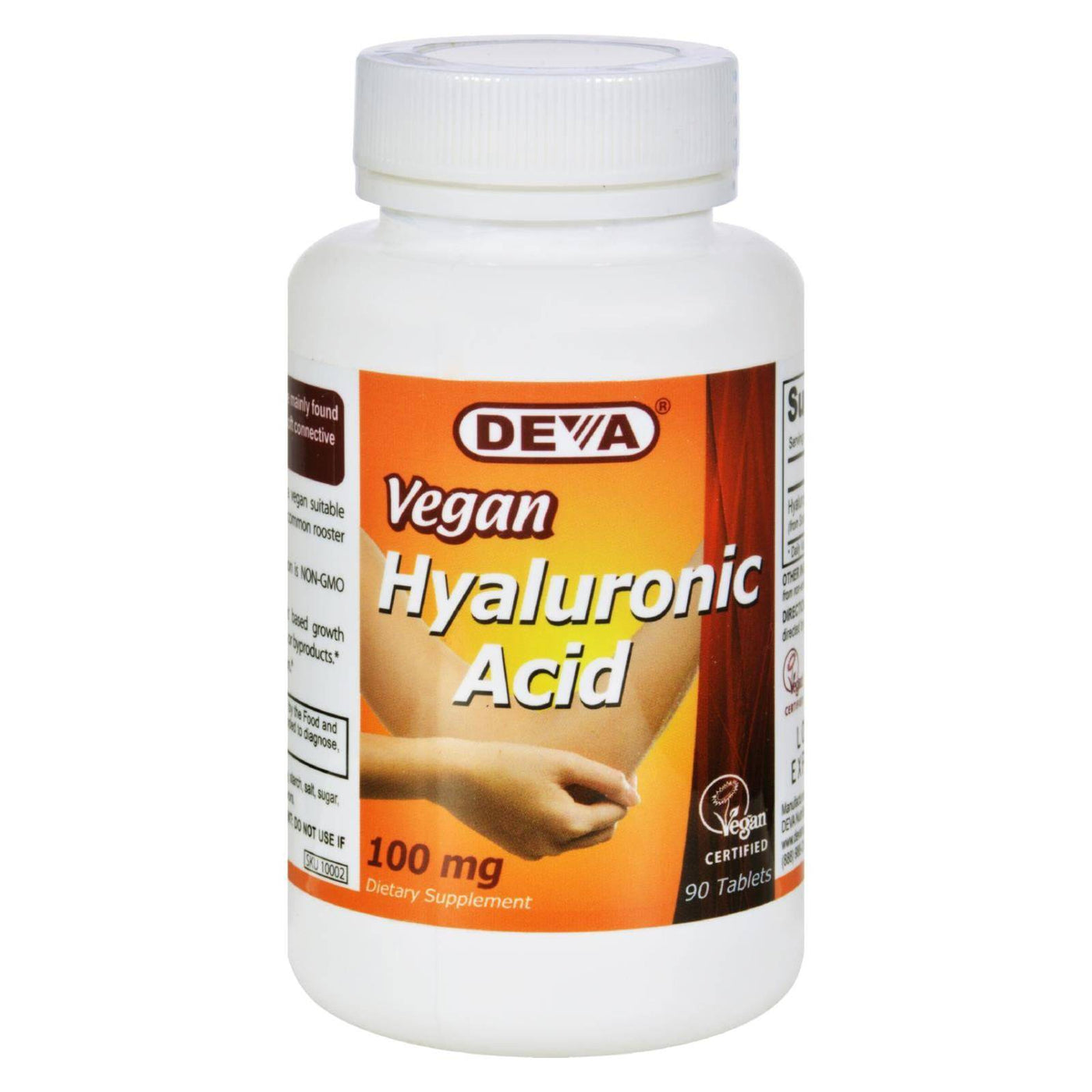 Buy Deva Vegan Vitamins - Hyaluronic Acid - 100 Mg - Vegan - 90 Tablets  at OnlyNaturals.us