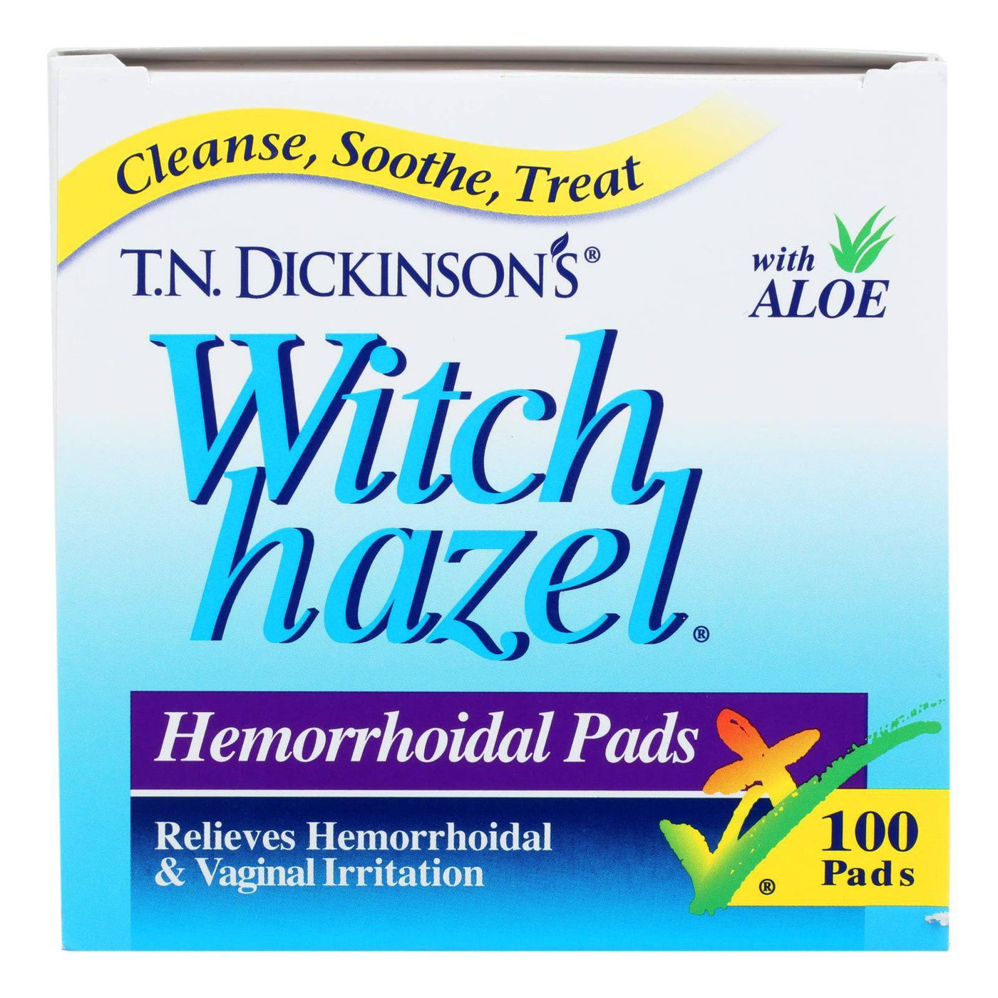 Dickinson Brands Hemorrhoidal Pads - 100 Pads | OnlyNaturals.us