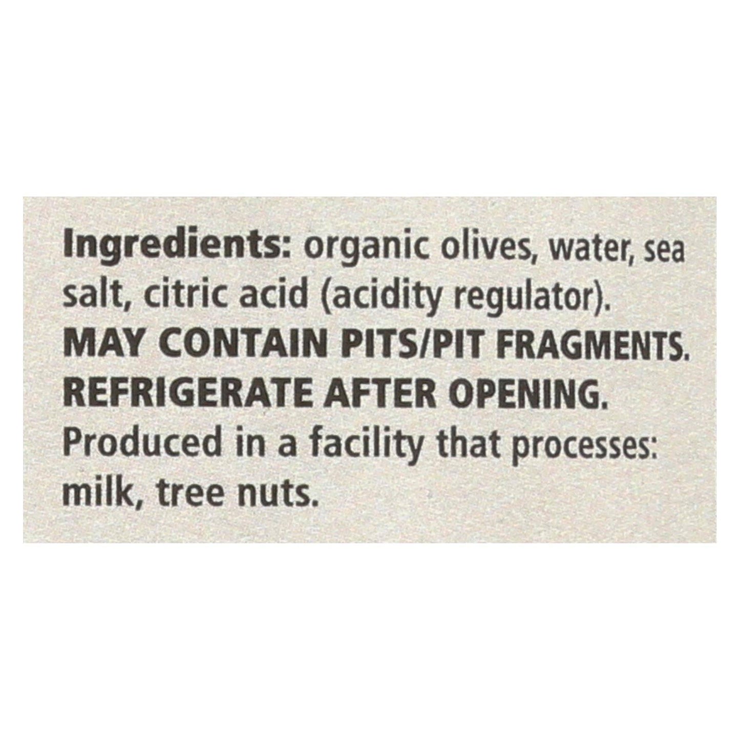 Buy Divina - Organic Pitted Green Olives - Case Of 6 - 6 Oz.  at OnlyNaturals.us