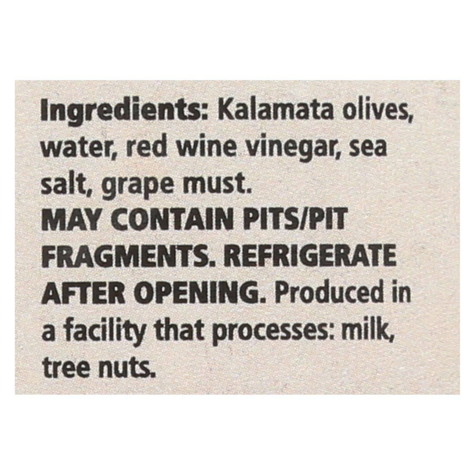 Divina - Organic Pitted Kalamata Olives - Case Of 6 - 6 Oz. | OnlyNaturals.us