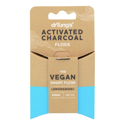 Dr. Tung's - Floss Activated Charcoal - Case Of 6 - 30 Yrd | OnlyNaturals.us