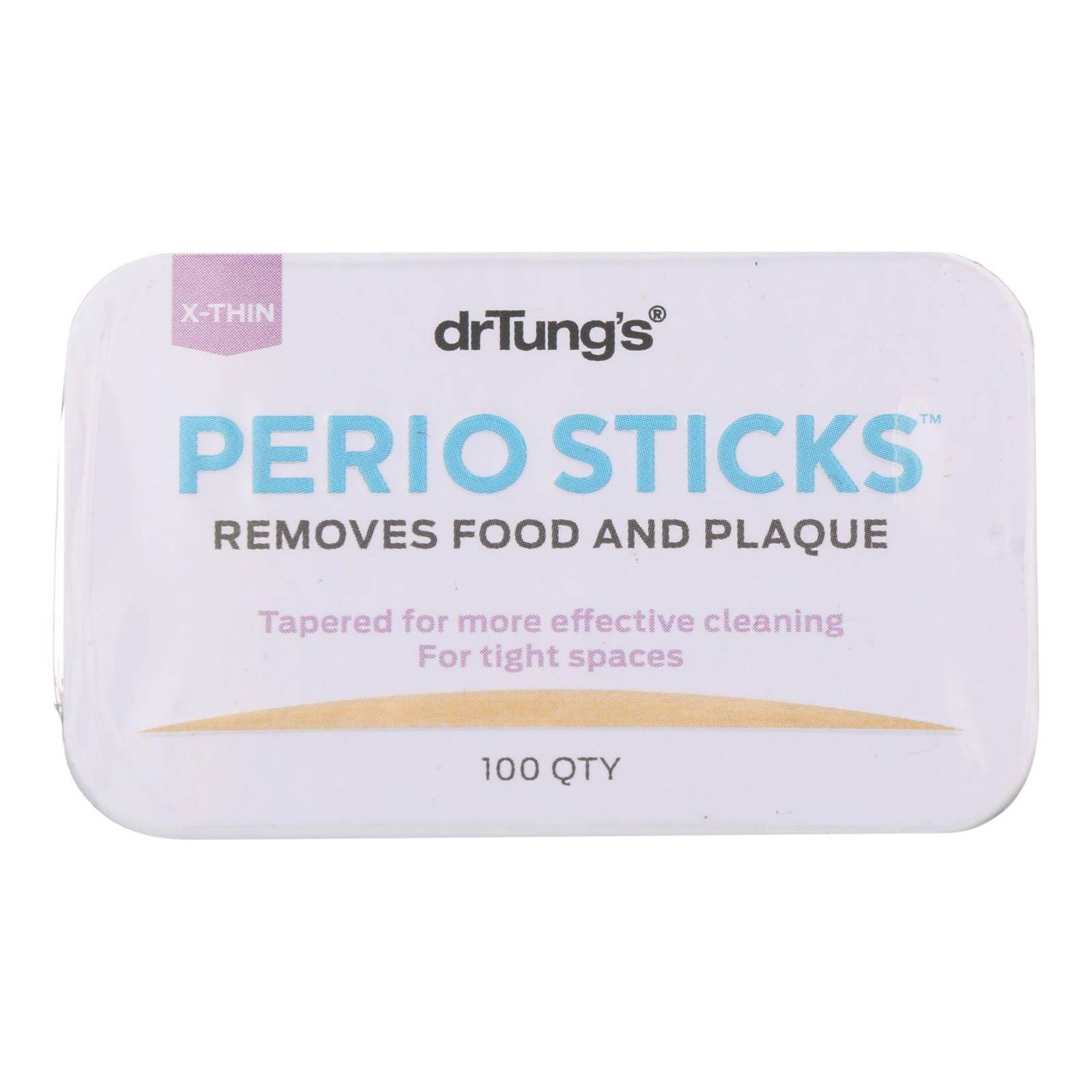 Dr. Tung's Perio Sticks - Extra Thin - Case Of 6 - 100 Pack | OnlyNaturals.us