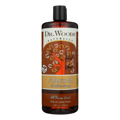 Buy Dr. Woods Pure Castile Soap Almond - 32 Fl Oz  at OnlyNaturals.us