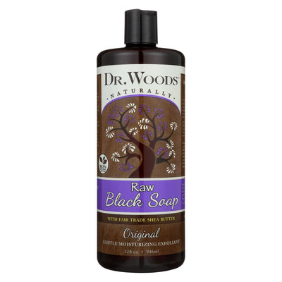 Dr. Woods Shea Vision Pure Black Soap With Organic Shea Butter - 32 Fl Oz | OnlyNaturals.us