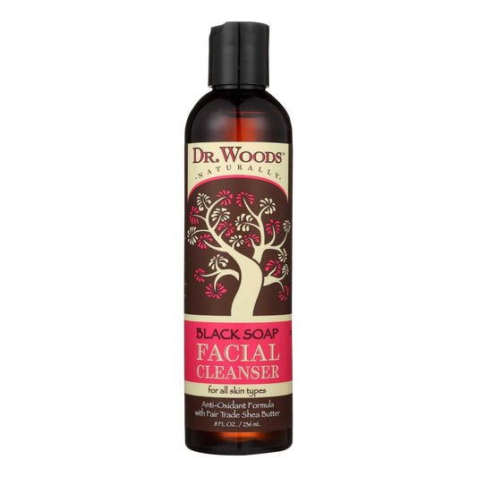 Buy Dr. Woods Facial Cleanser Black Soap And Shea Butter - 8 Fl Oz  at OnlyNaturals.us