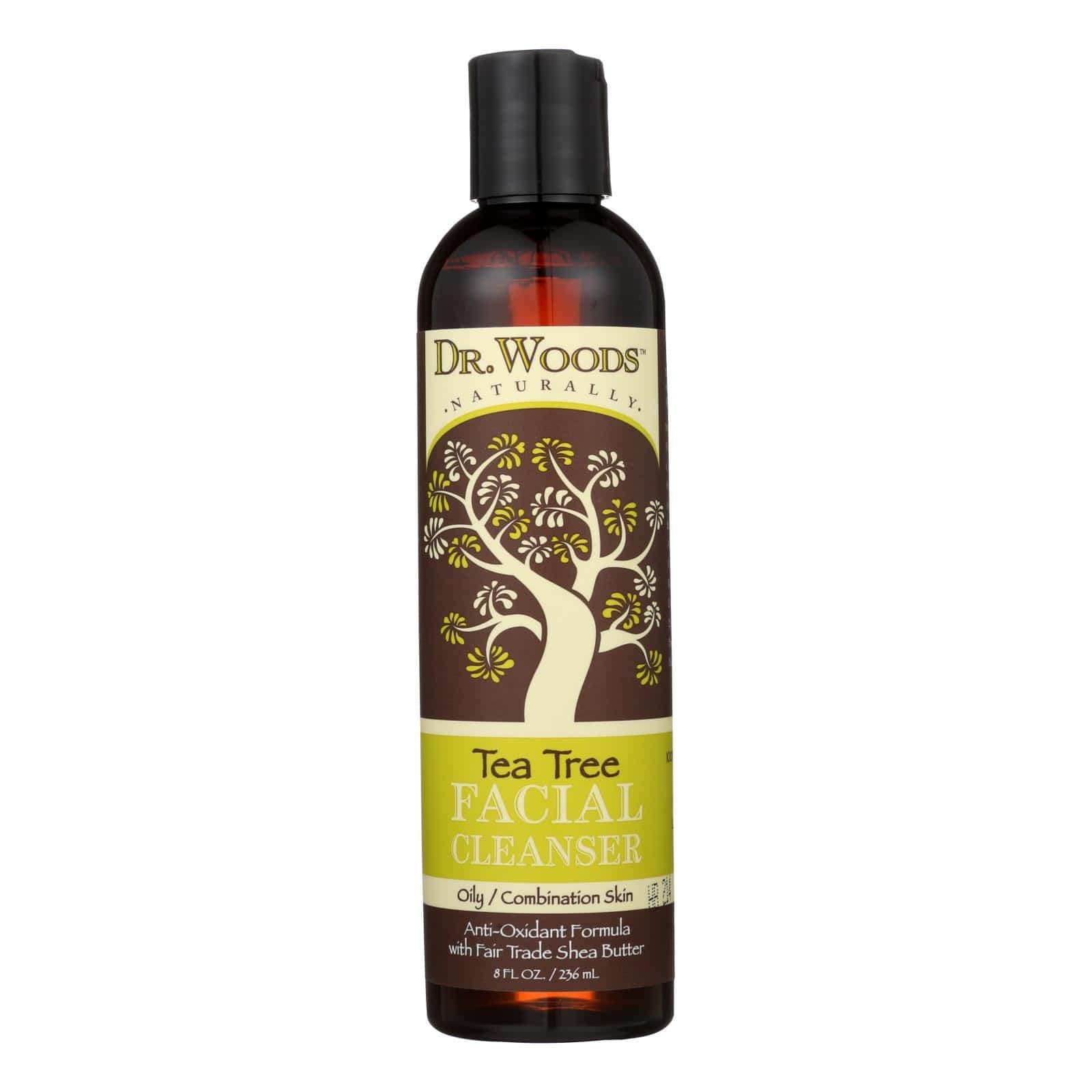 Buy Dr. Woods Facial Cleanser - Tea Tree - 8 Oz  at OnlyNaturals.us