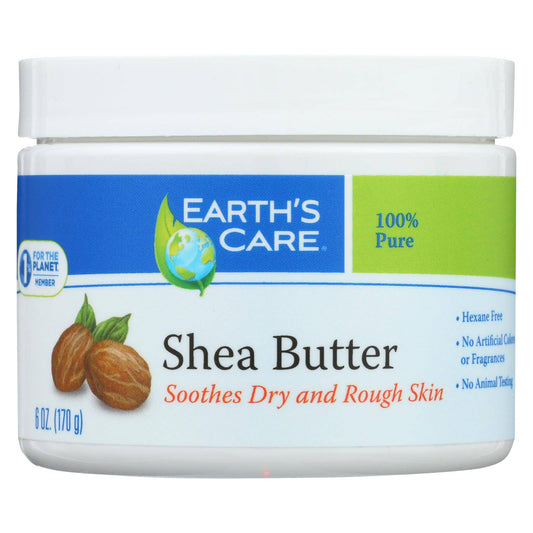 Earth's Care Shea Butter - 100 Percent Pure - Natural - 6 Oz | OnlyNaturals.us