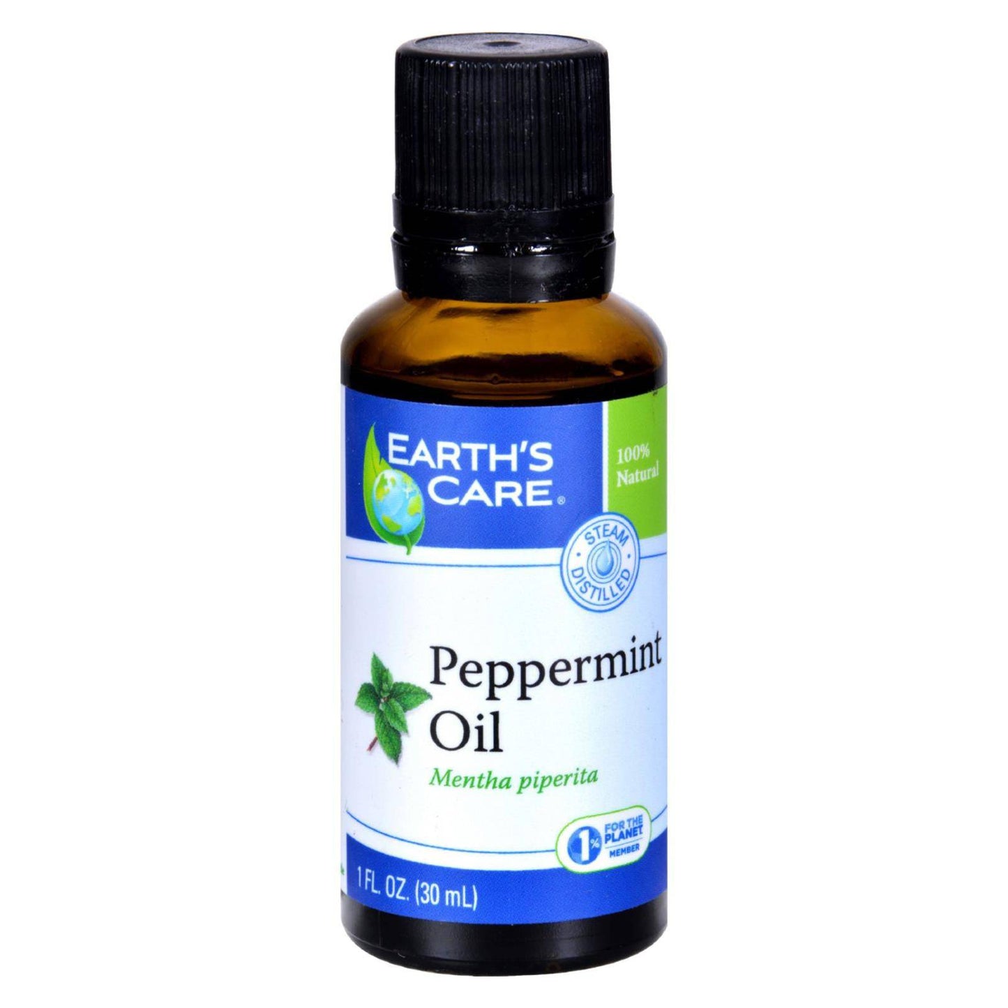 Earth's Care Essential Oil - 100 Percent Pure - Natr - Peppermint - 1 Fl Oz | OnlyNaturals.us