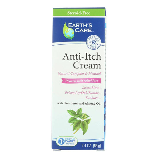 Earth's Care Anti-itch Cream - 2.4 Oz | OnlyNaturals.us