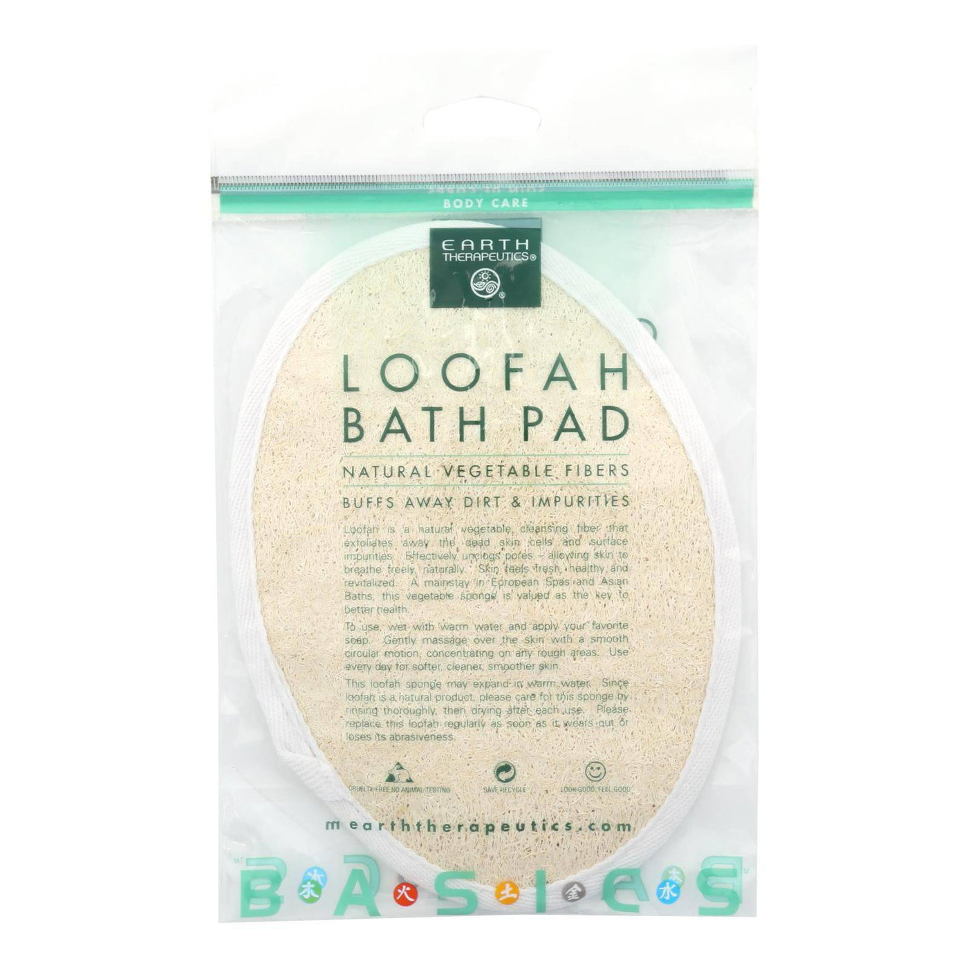 Earth Therapeutics Loofah Bath Pad - 1 Pad | OnlyNaturals.us