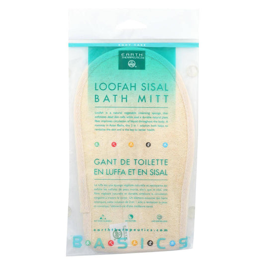 Earth Therapeutics Loofah Sisal Bath Mitt - 1 Loofah | OnlyNaturals.us