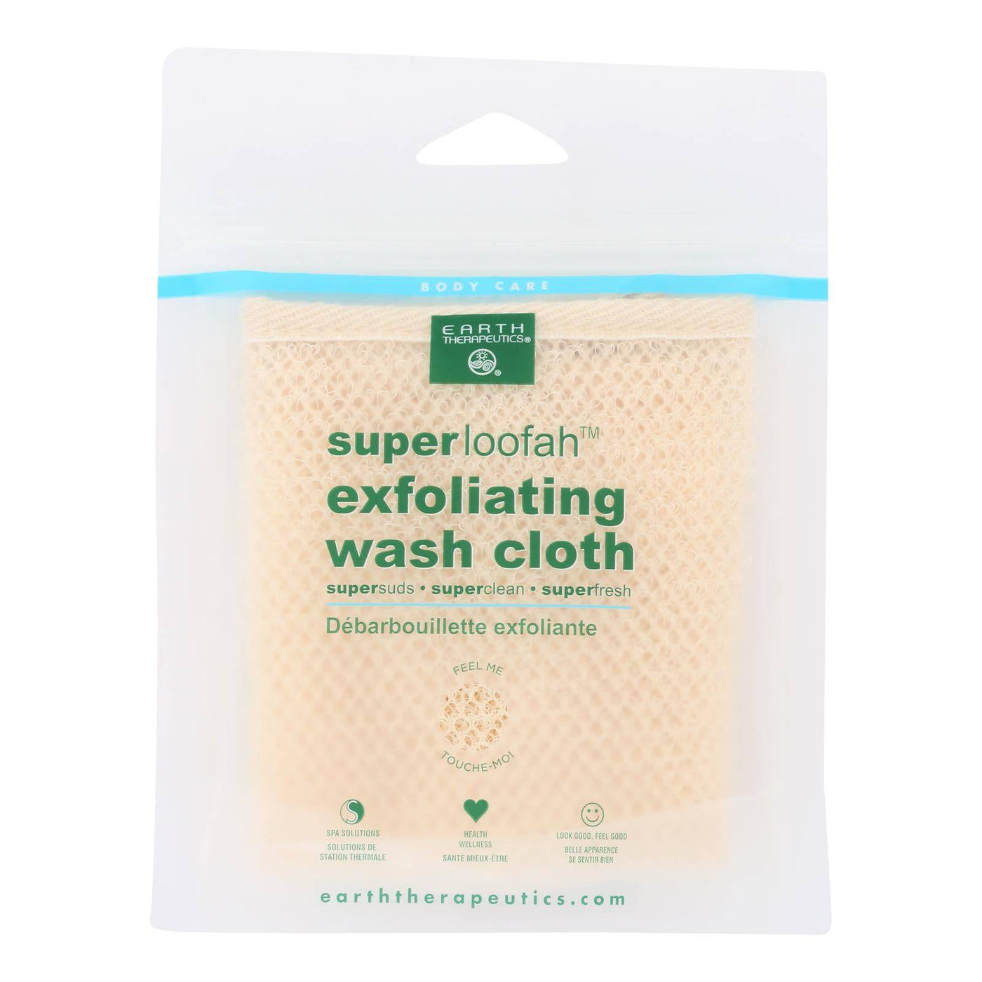 Buy Earth Therapeutics Loofah - Super - Exfoliating - Wash Cloth - 1 Count  at OnlyNaturals.us