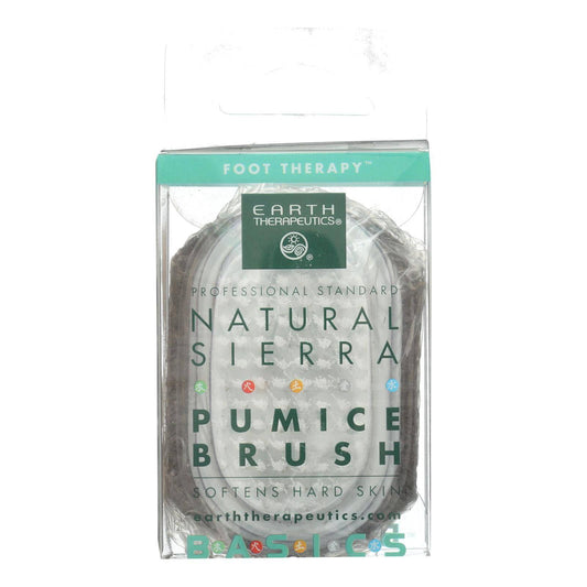 Earth Therapeutics Natural Sierra Pumice Brush - 1 Brush | OnlyNaturals.us
