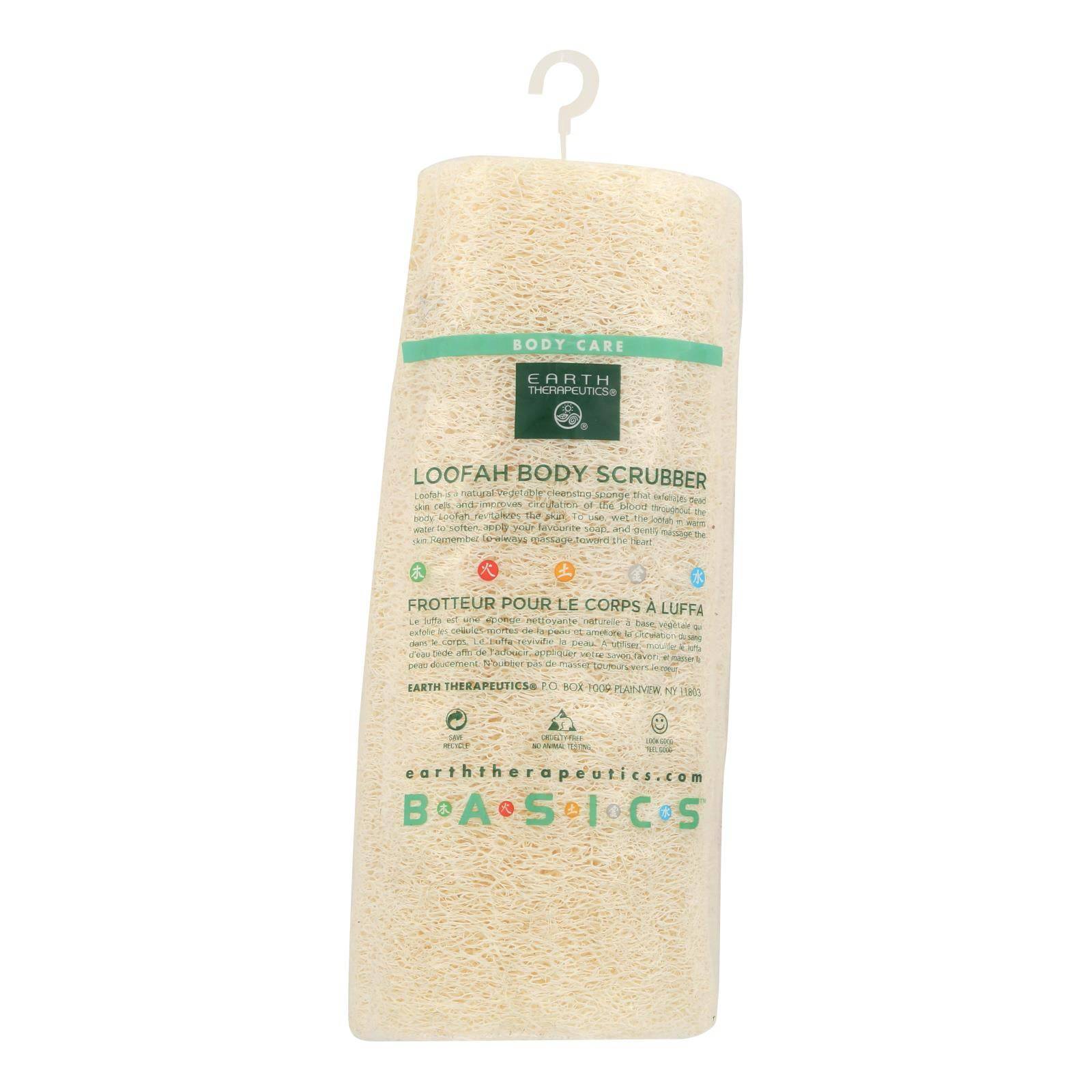 Earth Therapeutics Loofah Body Scrubber - 1 Loofah | OnlyNaturals.us