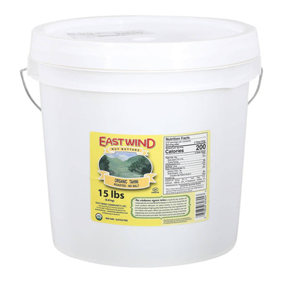 East Wind 100% Roasted Sesame No Salt Tahini - 15 Lb. | OnlyNaturals.us