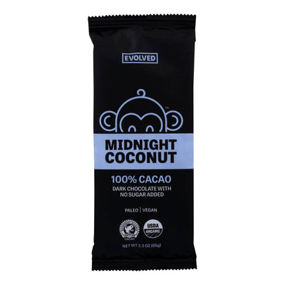 Buy Eating Evolved Chocolate Bar - Midnight Coconut - Case Of 8 - 2.5 Oz.  at OnlyNaturals.us