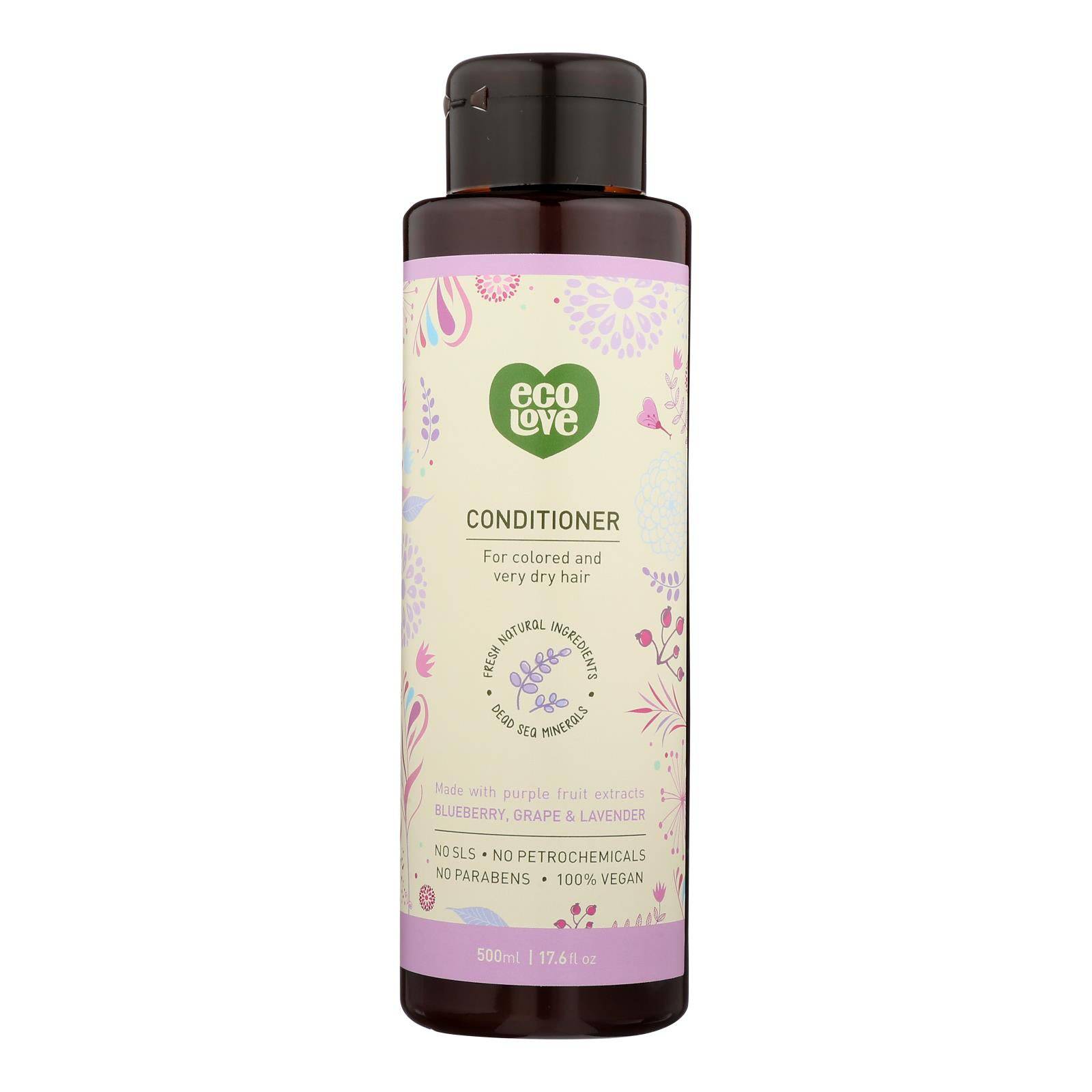 Buy Ecolove Conditioner - Purple Fruit Conditioner For Colored And Very Dry Hair - Case Of 1 - 17.6 Fl Oz.  at OnlyNaturals.us
