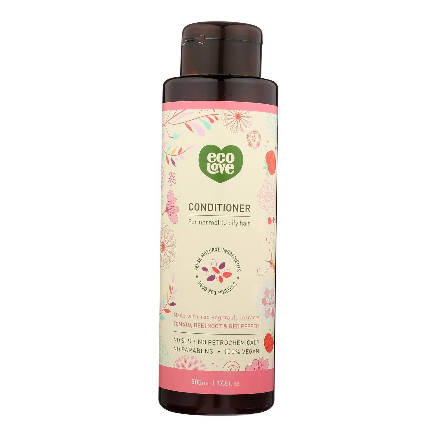 Buy Ecolove Conditioner - Red Vegetables Conditioner For Normal To Oily Hair - Case Of 1 - 17.6 Fl Oz.  at OnlyNaturals.us