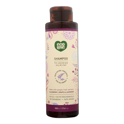 Buy Ecolove Shampoo - Purple Fruit Shampoo For Colored And Very Dry Hair  - Case Of 1 - 17.6 Fl Oz.  at OnlyNaturals.us