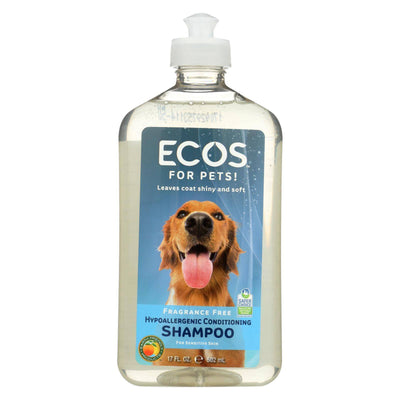 Ecos - Hypoallergenic Conditioning Pet Shampoo - Fragrance Free - 17 Fl Oz. | OnlyNaturals.us
