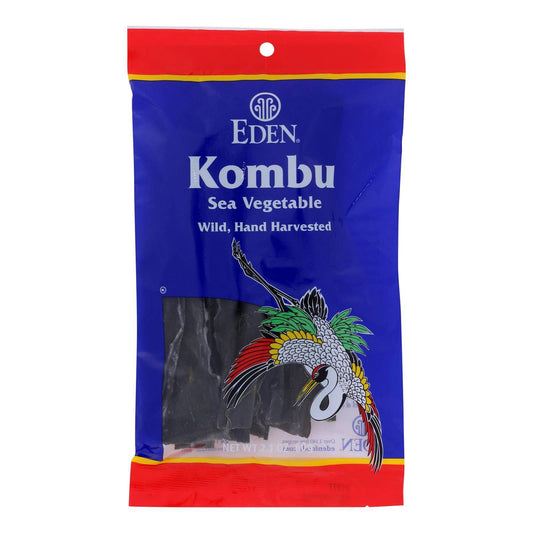 Eden Foods Kombu - Sea Vegetable - Wild Hand Harvested - 2.1 Oz - Case Of 6 | OnlyNaturals.us