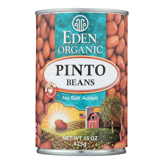 Eden Foods Organic Pinto Beans - Case Of 12 - 15 Oz. | OnlyNaturals.us