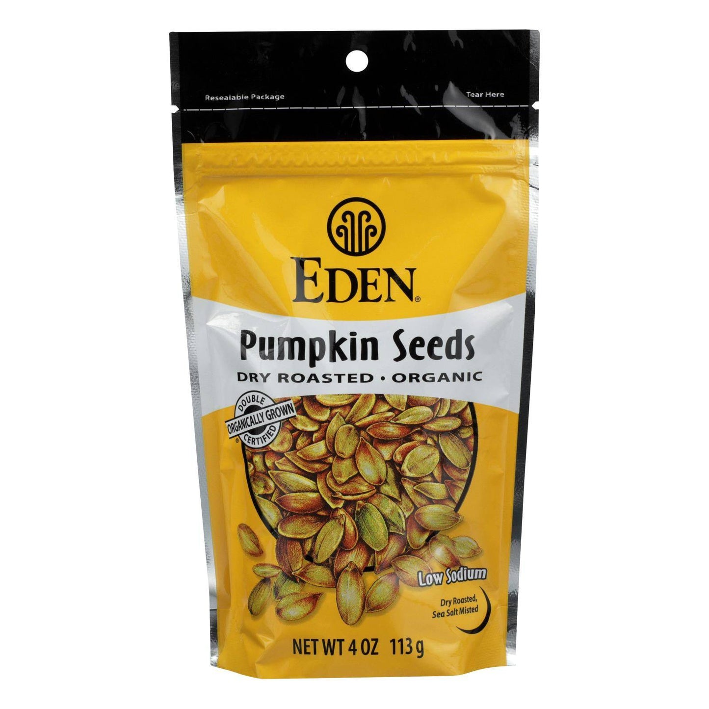 Eden Foods Organic Pumpkin Seeds - Dry Roasted - Case Of 15 - 4 Oz. | OnlyNaturals.us