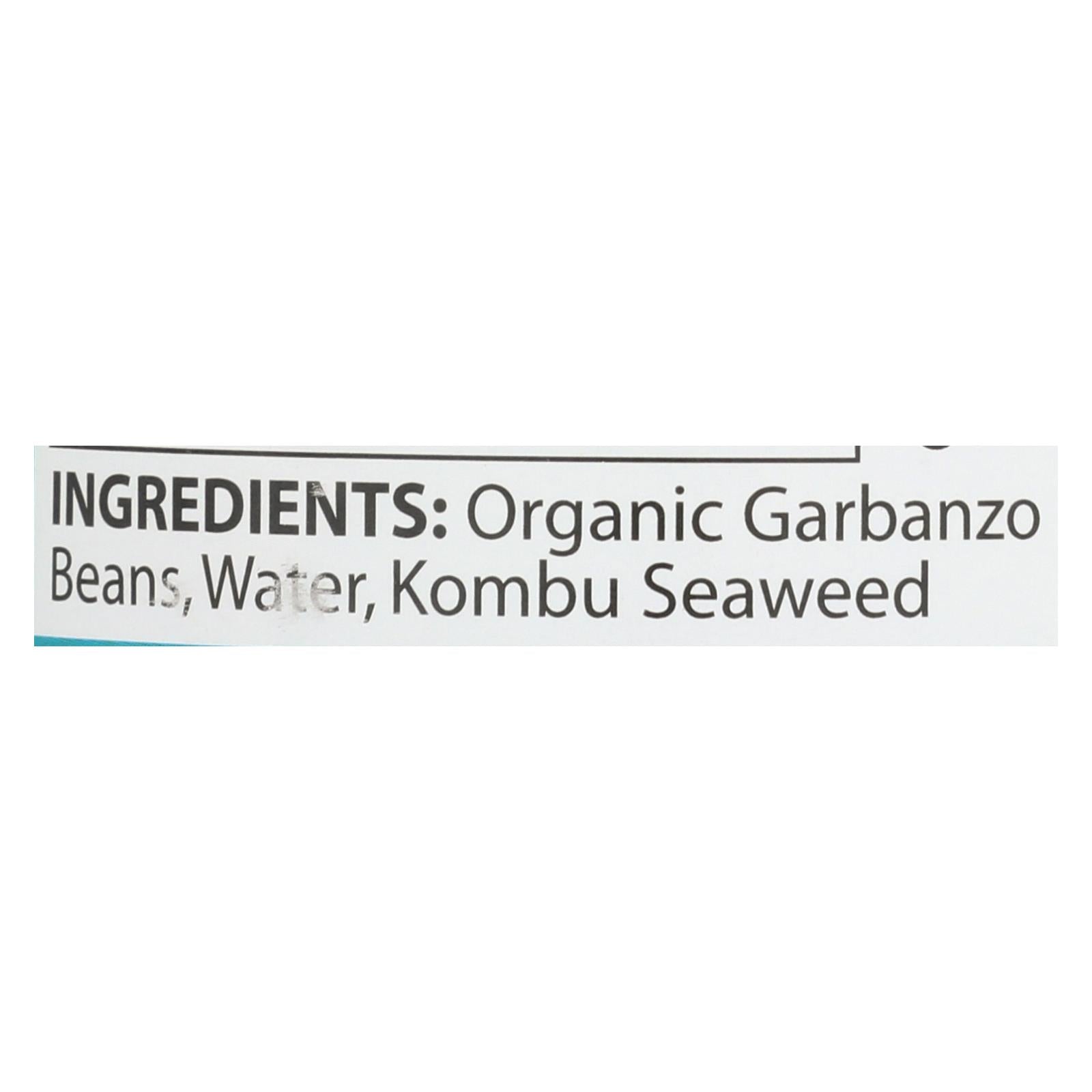 Buy Eden Foods Organic Garbanzo Beans - Case Of 12 - 15 Oz.  at OnlyNaturals.us