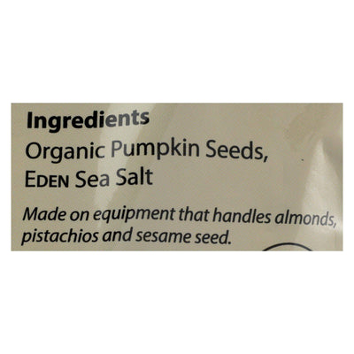 Eden Foods Organic Pumpkin Seeds - Dry Roasted - Case Of 15 - 4 Oz. | OnlyNaturals.us