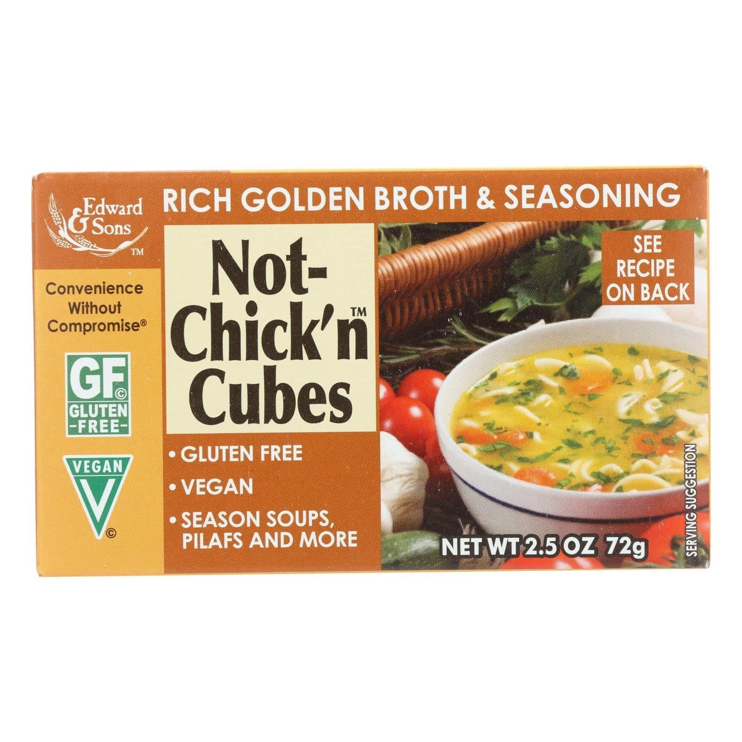 Buy Edwards And Sons Natural Bouillon Cubes - Not Chick N - 2.5 Oz - Case Of 12  at OnlyNaturals.us