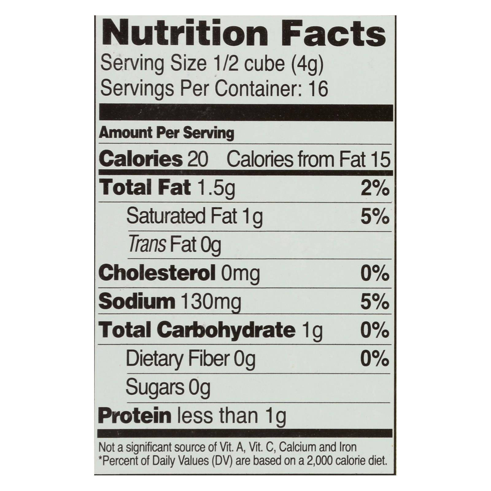 Buy Edwards And Sons Natural Bouillon Cubes - Veggie - Low Sodium - 2.2 Oz - Case Of 12  at OnlyNaturals.us