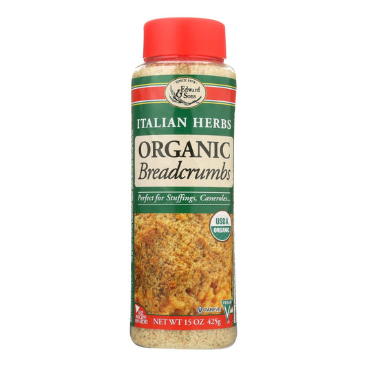 Buy Edward And Sons Organic Italian Herb Breadcrumbs - Case Of 6 - 15 Oz.  at OnlyNaturals.us