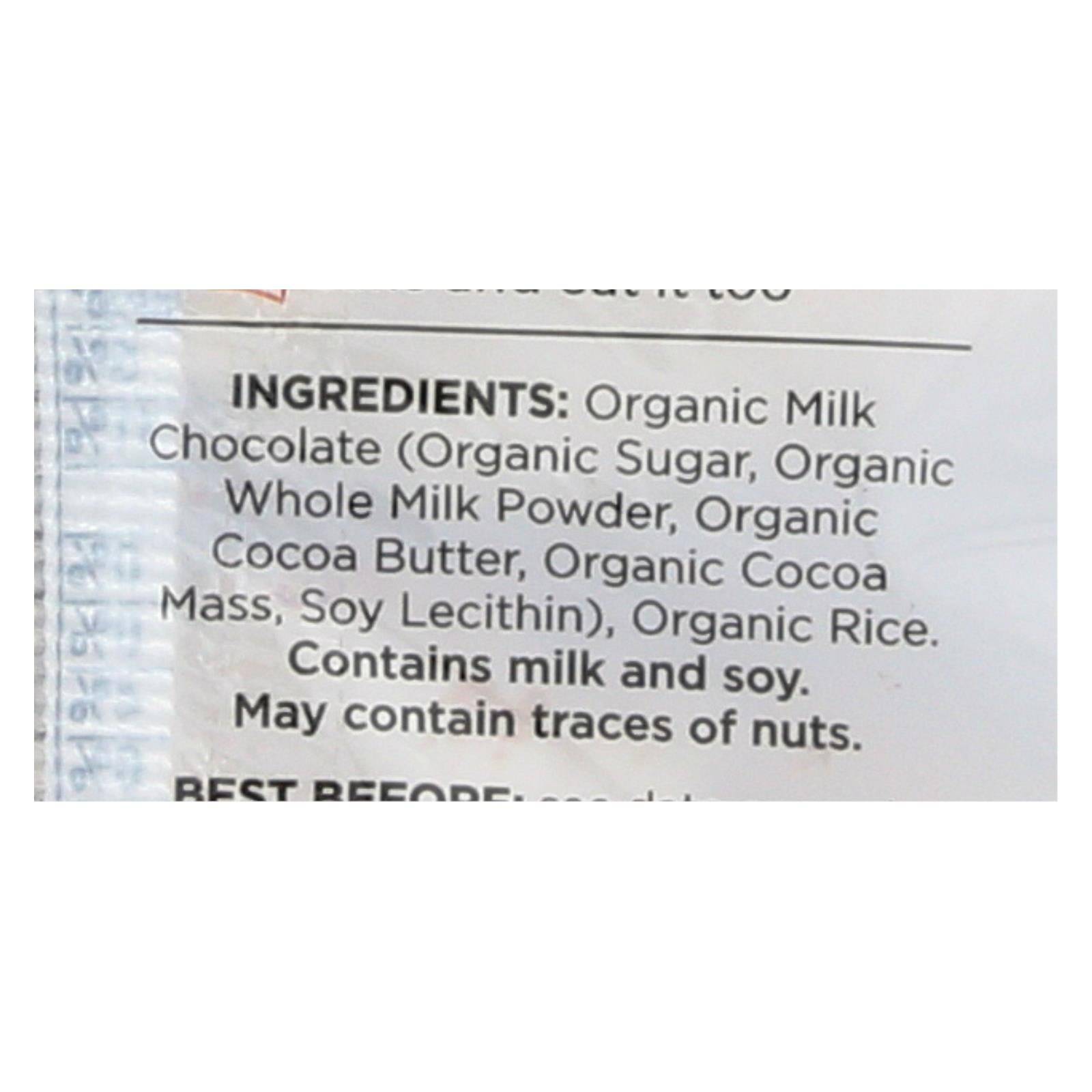 Buy Element Organic Dipped Rice Cakes - Milk Chocolate - Case Of 6 - 3.5 Oz  at OnlyNaturals.us