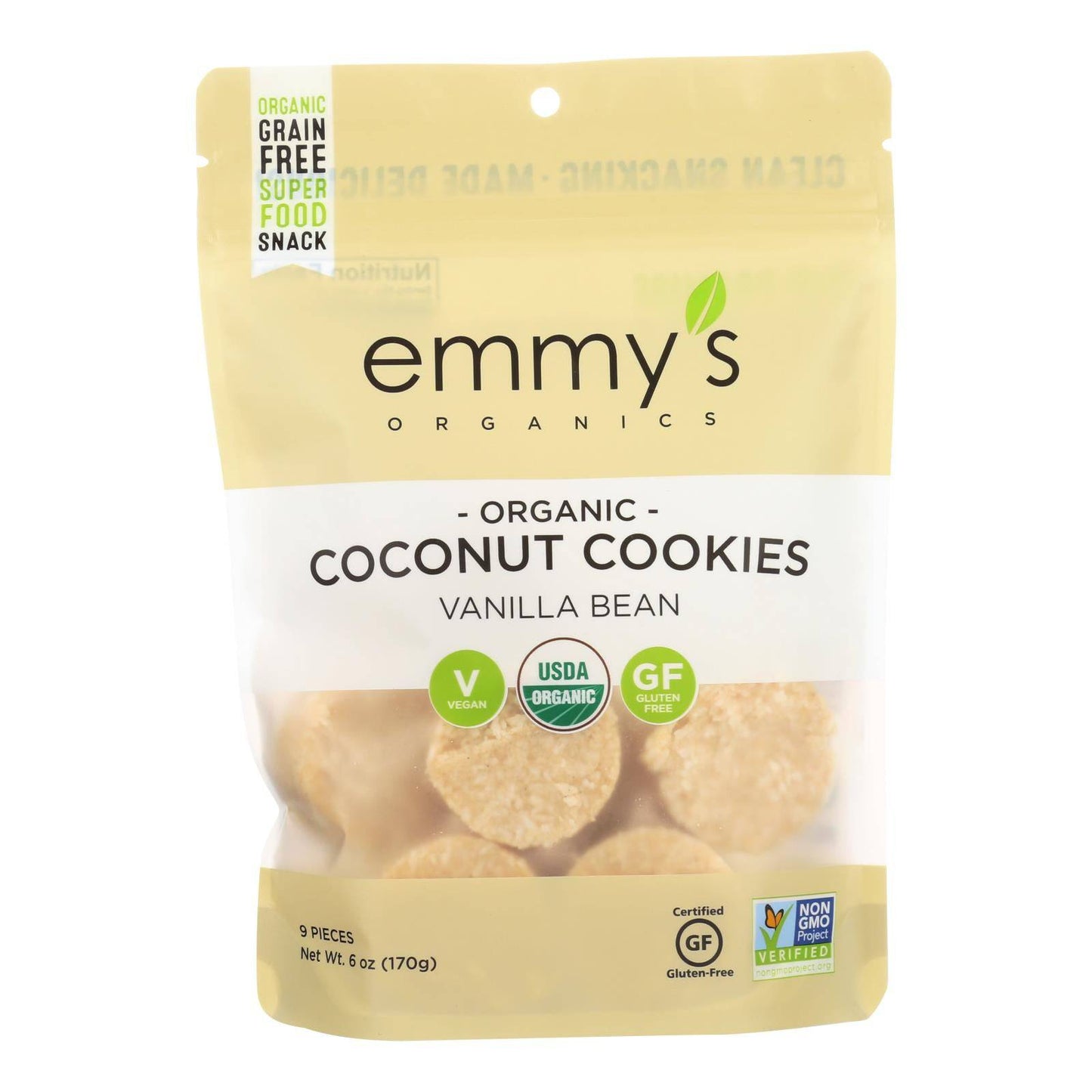 Emmy's Organics  Organic Coconut - Case Of 8 - 6 Oz. | OnlyNaturals.us