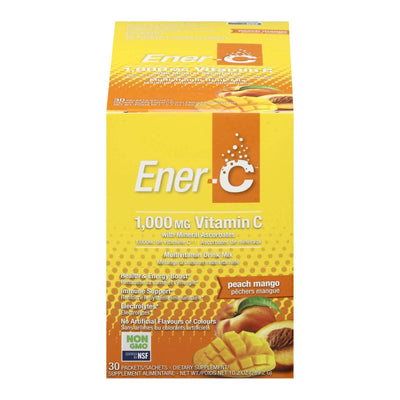 Ener-c - Peach Mango - 1000mg - 30 Pkt | OnlyNaturals.us