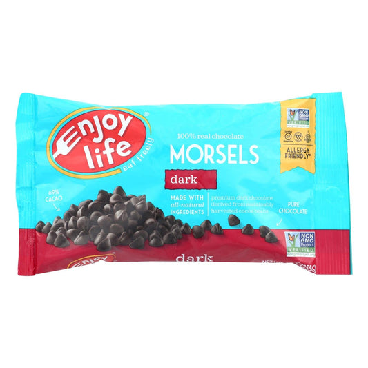 Buy Enjoy Life - Baking Chocolate - Morsels - Dark Chocolate - 9 Oz - Case Of 12  at OnlyNaturals.us