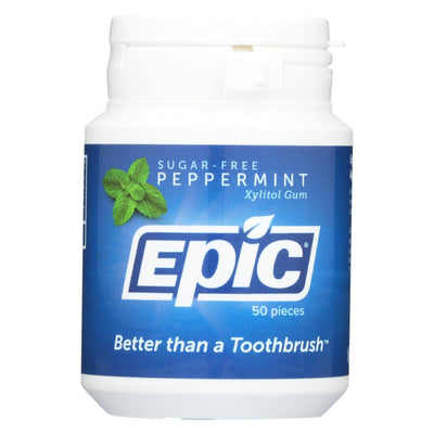 Buy Epic Dental - Xylitol Gum - Peppermint - 50 Count  at OnlyNaturals.us
