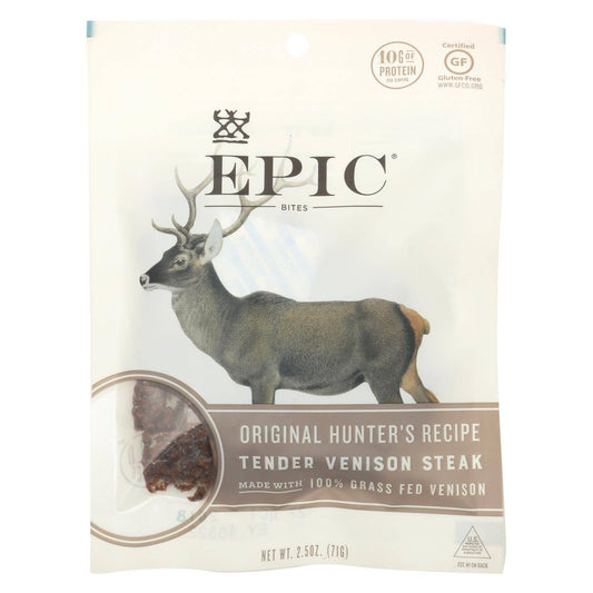 Epic - Bites - Venison - Case Of 8 - 2.5 Oz | OnlyNaturals.us