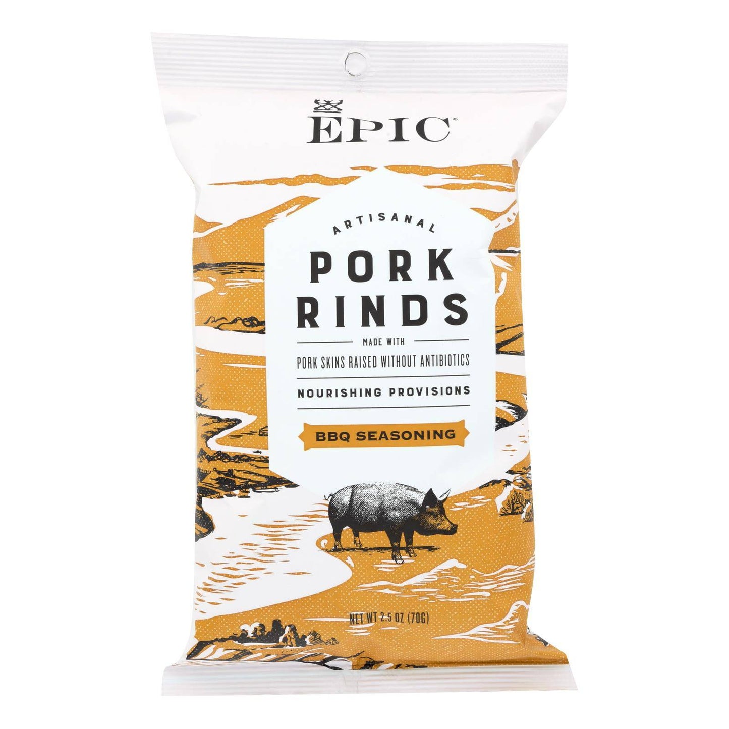 Epic - Pork Rinds - Texas Bbq Seasoning - Case Of 12 - 2.5 Oz. | OnlyNaturals.us