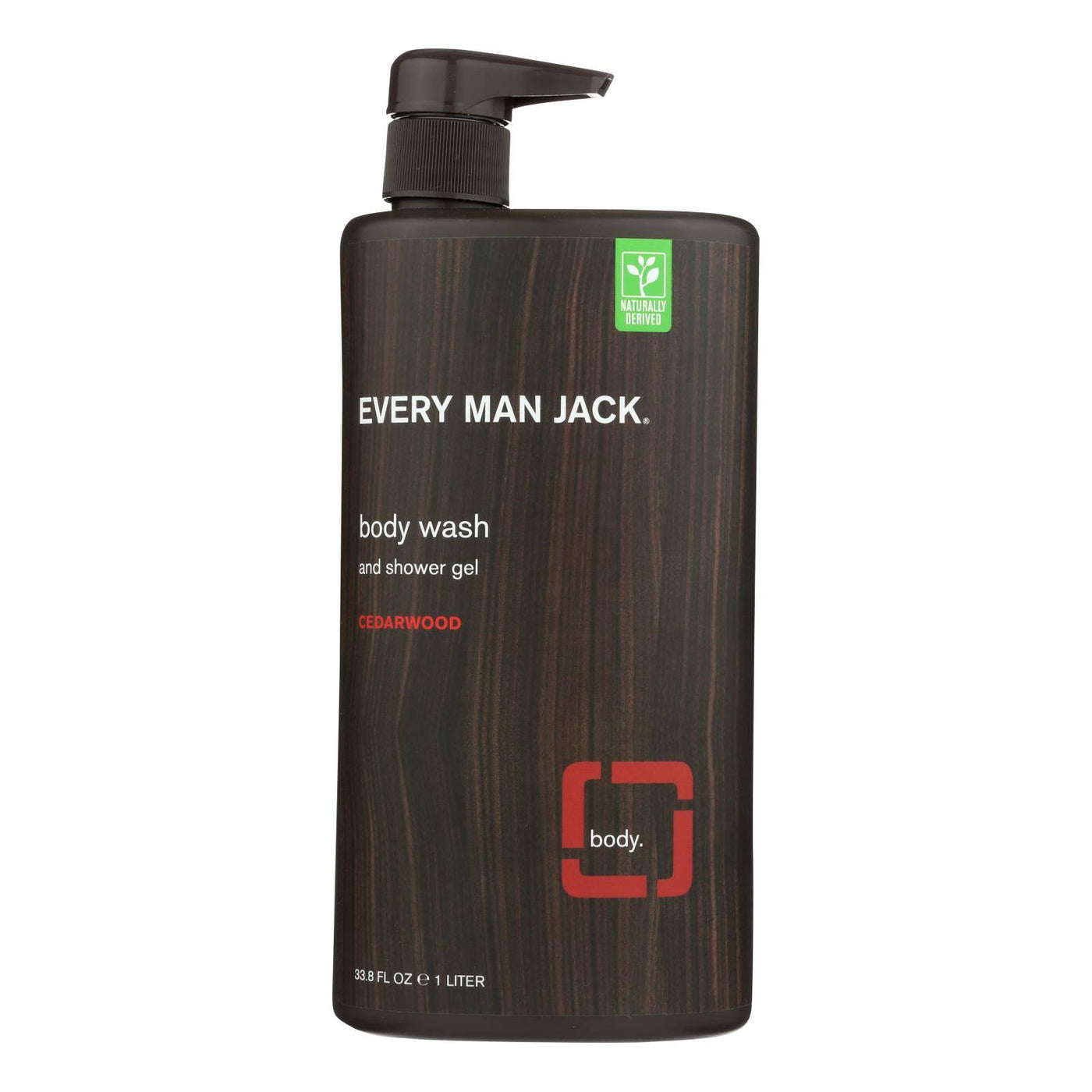 Every Man Jack Body Wash Cedarwood Body Wash - Case Of 33.8 - 33.8 Fl Oz. | OnlyNaturals.us